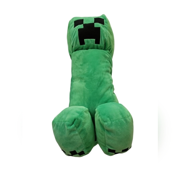 Minecraft 18" Green Creeper & 14" White Ghast Mojang 2023 Lot Of 2 Plush Figures - Picture 3 of 7